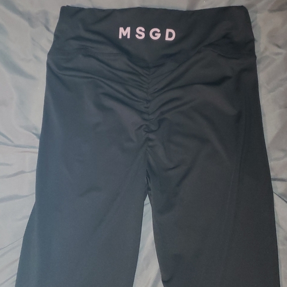 Missguided gathered seam black leggings - Picture 6 of 10